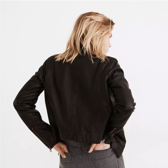 Never worn Made well leather jacket - Picture 2 of 3